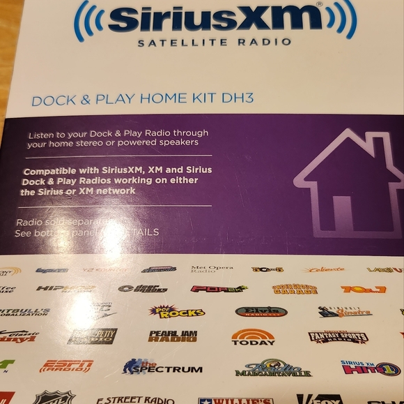 NEW Sirius XM SXDH3 Dock and Play Home Kit NEW SEALED ITEMS - Picture 2 of 7
